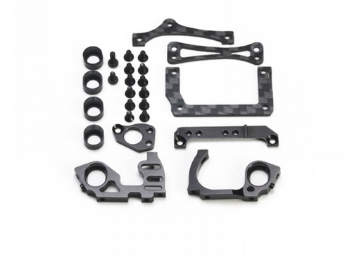 PN Racing Kyosho Mini-Z V5 LCG 98mm Motor Mount Carbon Fiber (Black) MR3300K