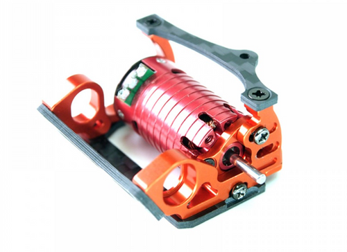 PN Racing Kyosho Mini-Z V5 LCG 98mm Motor Mount Carbon Fiber (Black) MR3300K