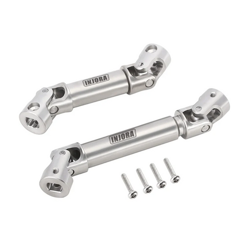 INJORA Stainless Steel Drive Shafts for 1/18 Redcat Ascent-18 Scout II ASC18-02