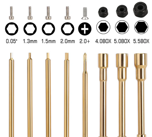 INJORA 8-in-1 Hex Phillips Screwdriver Nut Drivers Quick Change Tools Tool-LSD49