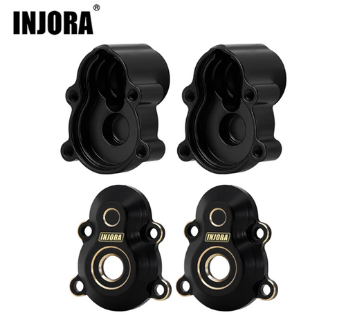 INJORA Brass Rear Outer Portal Housing Set for 1/18 Redcat Ascent-18 ASC18-05BK