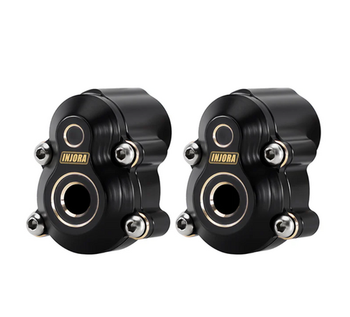 INJORA Brass Rear Outer Portal Housing Set for 1/18 Redcat Ascent-18 ASC18-05BK