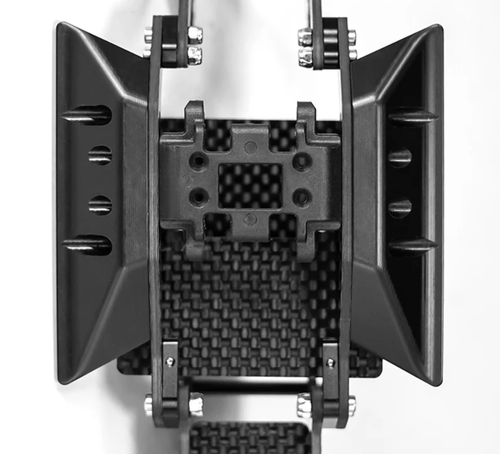 INJORA LCG Carbon Fiber Chassis Kit for 1/18 Redcat Ascent-18 Black ASC18-16B-17