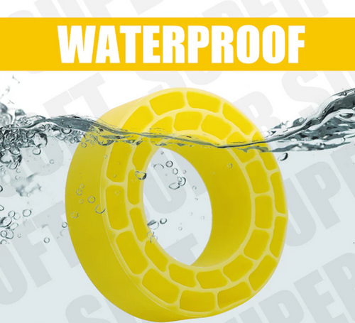 INJORA Silicone Rubber Inserts for 1.0" 52mm Tires Waterproof Yellow DGT-1045YE