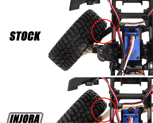 INJORA 12g/pcs Precision brass CNC Machined Steering Link for 1/18 TRX4M (4M-06)