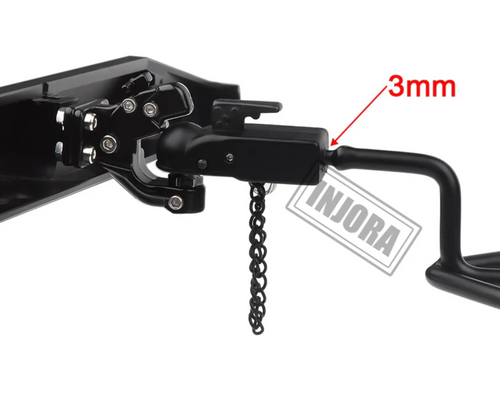 INJORA Metal Trailer Tow Hitch Hook 1/10 RC Crawler High Quality Metal DG-A04-C