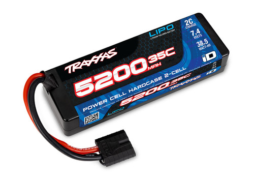 Traxxas 5200 mAh 7.4 Volt 2-Cell Hard Case LiPo Battery (2844R)