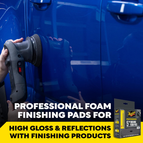 Meguiar's 5" Finishing Foam Pads Use To Apply A Car Wax To Protect 2 Pack M5FFP2