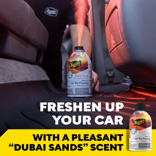 Meguiars Whole Car Air Refresher Spray Dubai Sands Scent Sea Salt 2oz Aerosol