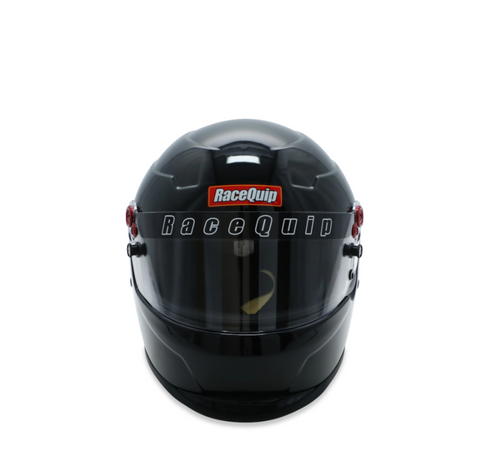 Racequip PRO25 Full Face Helmet Snell SA2025 Rated Gloss Black