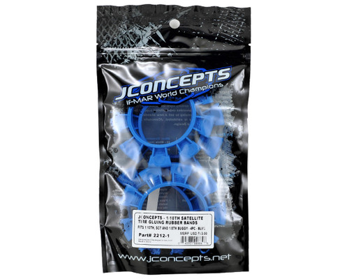 JConcepts "Satellite" Tire Glue Bands (Blue) High-elasticity Material JCO22121
