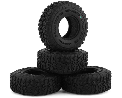 JConcepts Landmines 1.0" Micro Crawler Tires Set of 4 Green Sliced JCO402202