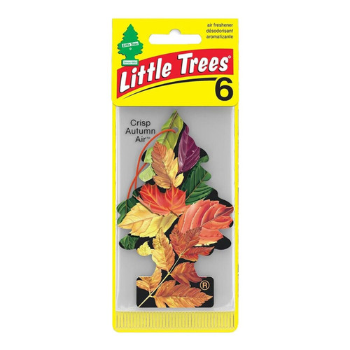 Little Trees Car Air Freshener Tree Scent Crisp Autumn Air 6 Pack LITU6P67452