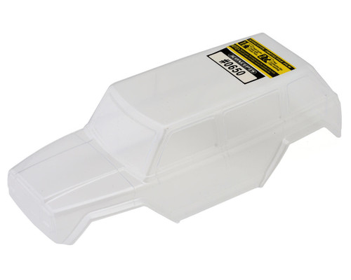 JConcepts Warneer Tucked 1/24 Scale Rock Crawler Body Clear 5.2" Wheelbase 0650