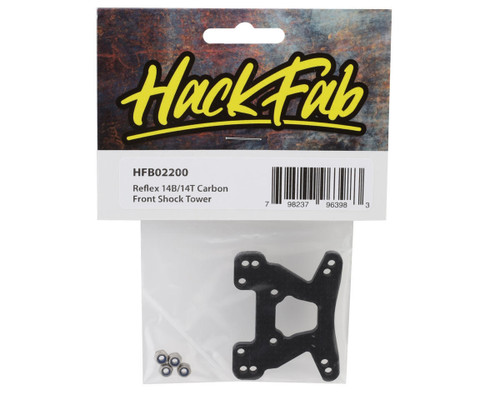 HackFab Team Associated Reflex 14B/14T Carbon Fiber Front Shock Tower (HFB02200)