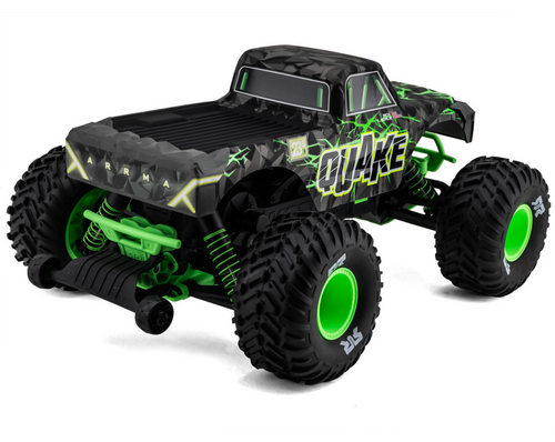 Arrma Quake 223S DSC 1/10 RTR Brushless 2WD Monster Truck Green SLT2 ARA3537T2