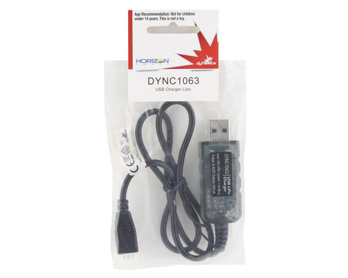 Dynamite 2S USB LiPo Charger Charge via Balance Lead LED Indicators DYNC1063