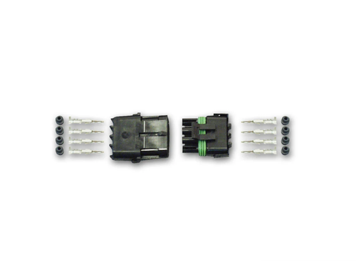 Longacre 52-44914 Weather Pack Connector Kit - 4 Pin Seals Out Dirt And Water