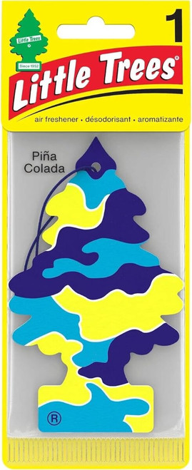 LITTLE TREES Car Air Freshener Hanging Paper Tree Pina Colada 3 Pack LITU3S32967