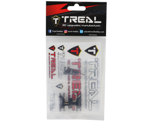 Treal Hobby Axial SCX24 Brass Skid Plate Black 13.9g High Quality TLHTSCX24-182