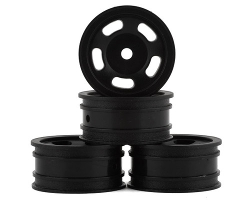 JConcepts Axial SCX24 Glide 1.0" 1/24 Crawler Wheels Black 4 w/7mm Hex JCO3431B