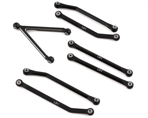 Aluminum High Clearance Link Set for 5.26 (133.7mm) Wheelbase: SCX24 C10, JLU, Bronco