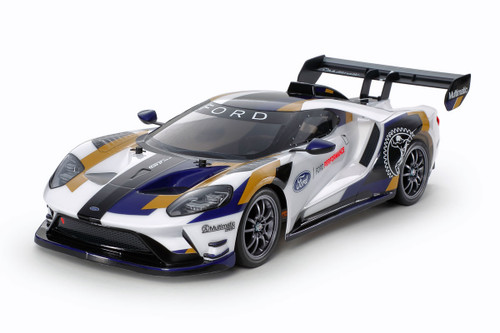 Tamiya TT-02 2020 Ford GT Mk II 1/10 4WD Electric Touring Car Kit White TAM58689