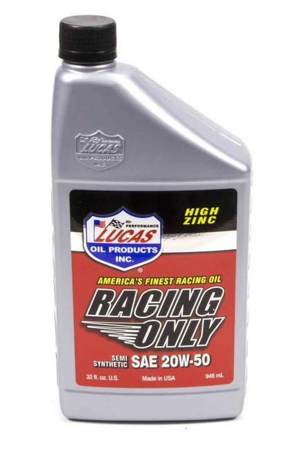 Lucas Oil Semi Synthetic Race Oil 20W50 1 Qt