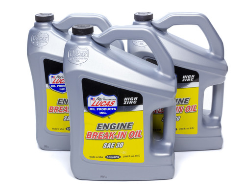 Lucas Oil Sae 30 Break-In Oil Case 3 X 5 Quart Bottle