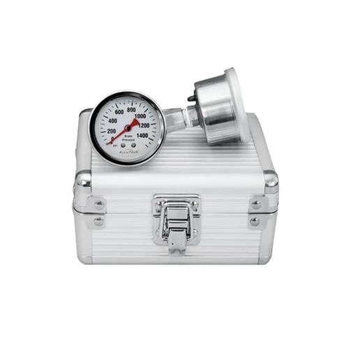 Longacre 52-44149 Quick Check Brake Pressure Gauge Set Analog Silver - 3/8"-24
