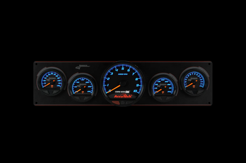 Longacre 52-44577 SMi Elite Waterproof Gauge Panel,4 Gauge/Tach Fuel Pressure