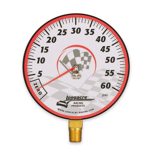 Longacre 52080 Pro Precision 4 ½" Tire Pressure Gauge TPG Head Only 0-60 psi