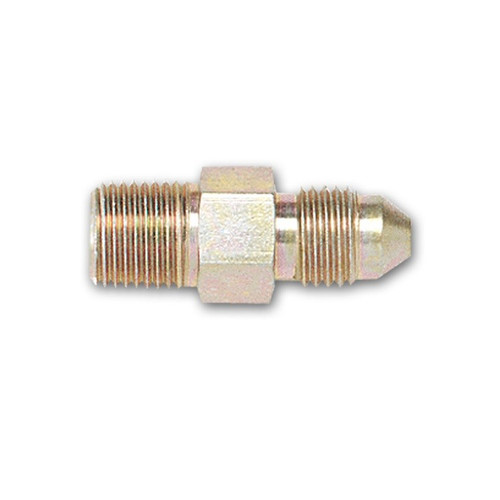 Longacre 45240 1/8" NPT to #4 AN Straight Leak-Free AN 37° Flare High-Strength