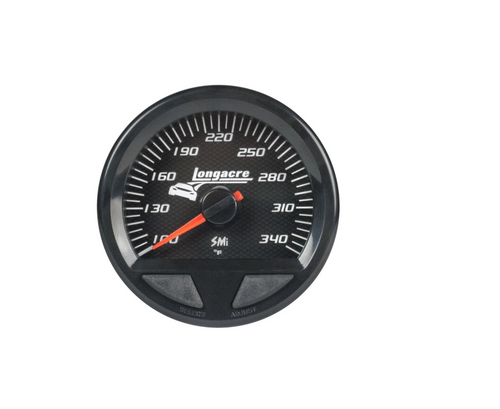 Longacre 52-46753 SMi Elite Waterproof Gauge Oil & Water Temp 100-340 NO SENSOR