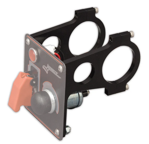Longacre 52-22787 Universal Switch Panel Bracket-1-1/2" Roll Bar Billet Aluminum