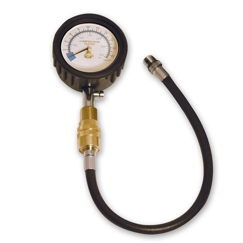 Longacre 73025 Engine Compression Tester Easy-to-use 14 mm Plug Adapter 0-300psi