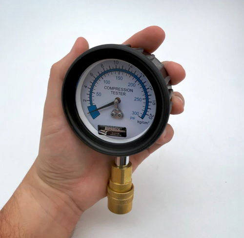Longacre 73025 Engine Compression Tester Easy-to-use 14 mm Plug Adapter 0-300psi
