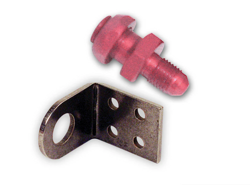 Longacre 52-45286 #3 Brake Line Frame Fitting With "Bulkhead" Style Tab & Nut