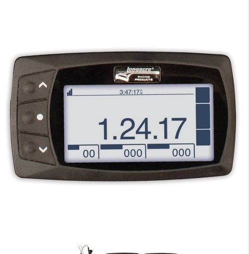 Longacre 21730 Hot Lap GPS Triggered In-Car Timer with Track Mapping 3" Backlit