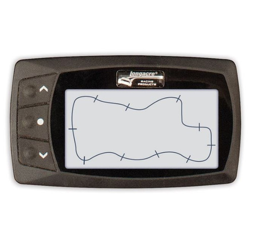 Longacre 21730 Hot Lap GPS Triggered In-Car Timer with Track Mapping 3" Backlit