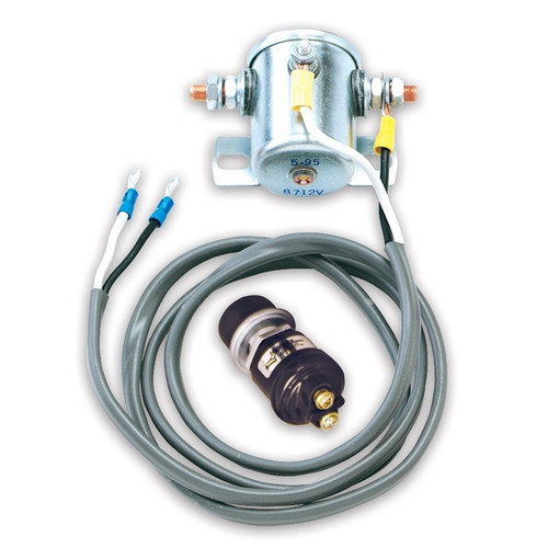 Longacre 45803 HD Starter Solenoid Kit with Weatherproof Firewall Starter Button