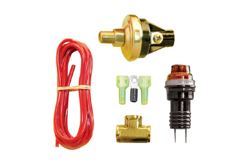 Longacre 40100 Gagelites Warning Light Kit - 15-50 psi Oil Pressure 1/8" NPT