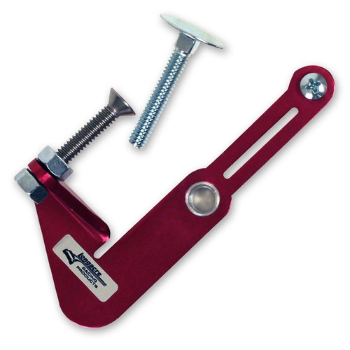 Longacre 32732 Primary Throttle Stop Bracket - Holley 2 BBL Lightweight Aluminum