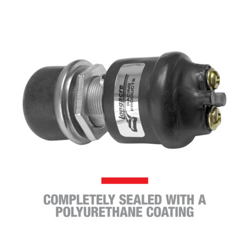 Longacre 45466 Weatherproof Starter Button Completely Sealed Aluminum / Phenolic