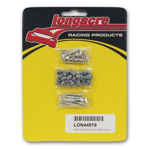 Longacre 44919 Weather Pack Replacement Kit 100% Weatherproof 14-16 Gauge Black