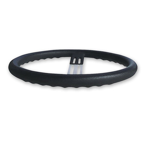 Longacre 56820 15" Anodized Aluminum - Black W/ Natural Spokes and Bump Grip