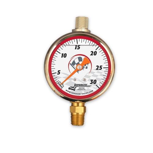 Longacre 52090 Liquid Filled 2 ½" Tire Pressure Gauge TPG Head Only 0-30 psi