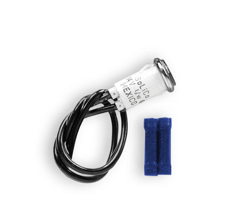 Longacre 42300 Switch Panel Replacement Pilot Light Simple 12-Volt Wiring 1/2"