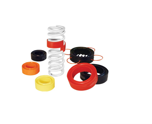 Longacre 52-61010 Coil-Over Spring Rubber 3/4" in Thickness For Racing Use Clear