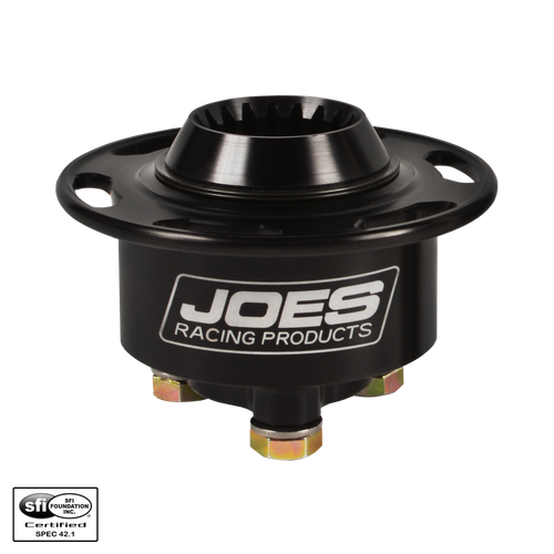 Joes Racing Pro Steering Wheel Quick Release 3 Bolt Pattern Hub Only Black 13420